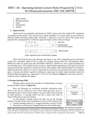 JNTUHMegha Unit 3 Operating system Notes | PDF