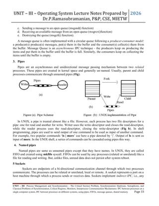 JNTUHMegha Unit 3 Operating system Notes | PDF