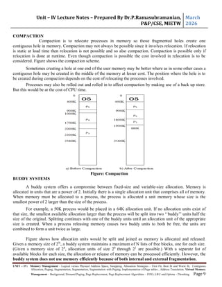 JNTUH - Operating System unit 4 Lecture notes. | PDF