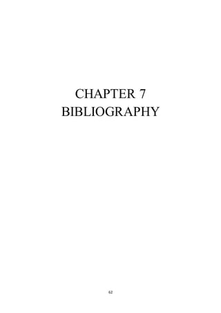 62
CHAPTER 7
BIBLIOGRAPHY
 