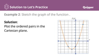 EVALUATING AND GRAPHING FUNCTIONS AND WORLD PROBLEM | PPTX
