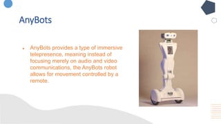 Biomedical Robotics for a Sustainable Future | PPTX