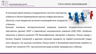 Механизмы Государственно-Частного Партнерства В Образовании | PPT
