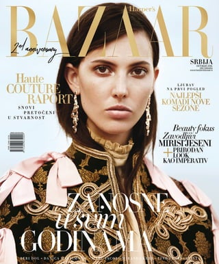 Mark Edio Covers Harper's Bazaar Serbia