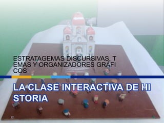 LA CLASE INTERACTIVA DE HISTORIAESTRATAGEMAS DISCURSIVAS, TEMAS Y ORGANIZADORES GRÁFICOS12