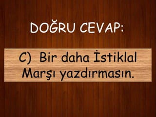 Mehmet Akif Ersoy Bilgi Yarışması 24 Soru | PPTX