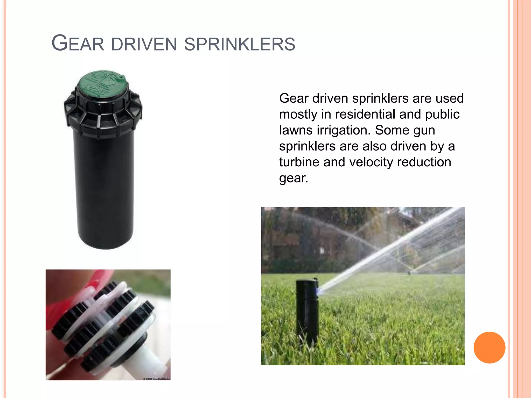 Gear Drive Sprinkler Head Install in my yard - YouTube