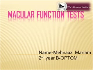 7
Name-Mehnaaz Mariam
2nd
year B-OPTOM
 