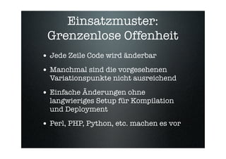 Mehr Dynamik Durch Skriptsprachen