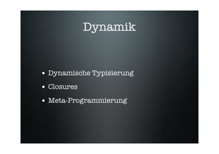 Mehr Dynamik Durch Skriptsprachen