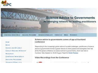 Science Advisory: New Zealand
The primary task of the Chief Scientific Advisor is to provide the Prime Minister
strategic ...