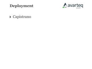 Deployment


‣ Capistrano
 