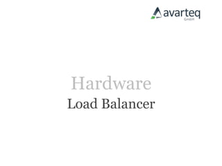 Hardware
Load Balancer
 