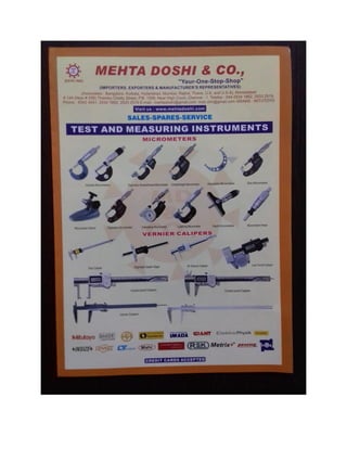 INDUSTRIAL TOOLS By Mehta Doshi & Co