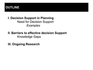 Decision Support for Urban Environmental Planning | PPTX