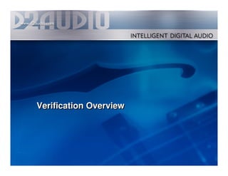 Verification Overview




6
 