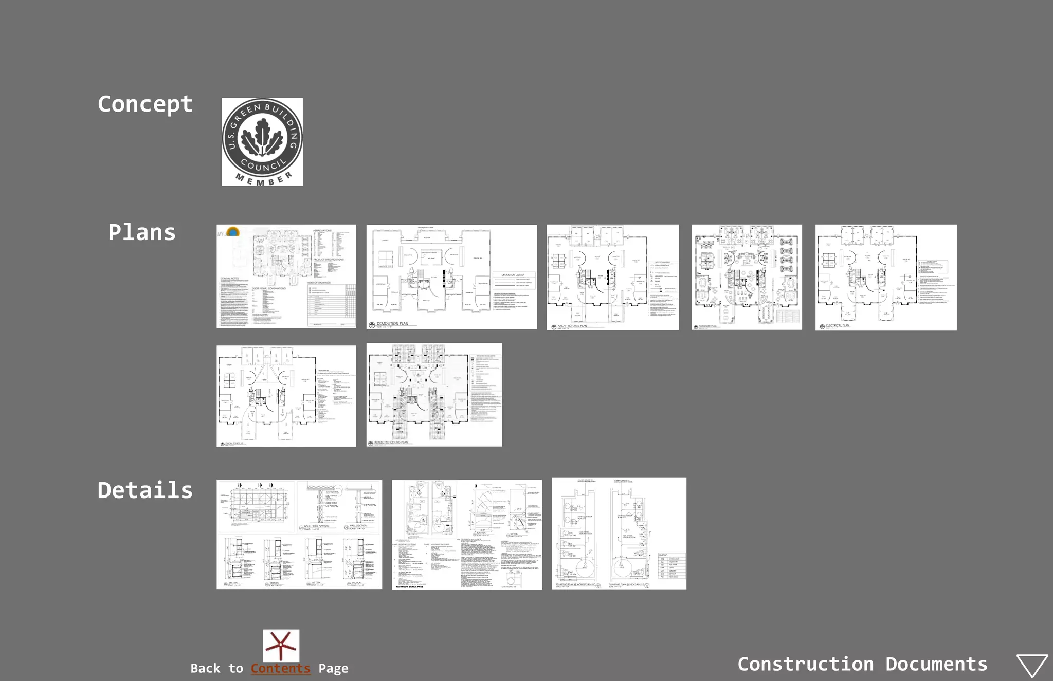 Concept




Plans




Details




        Back to Contents Page   Construction Documents
 