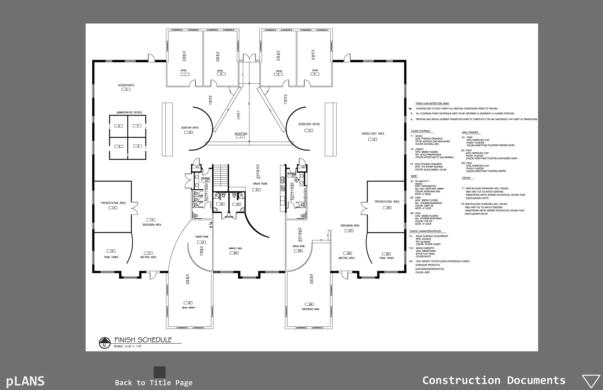 pLANS   Back to Title Page   Construction Documents
 