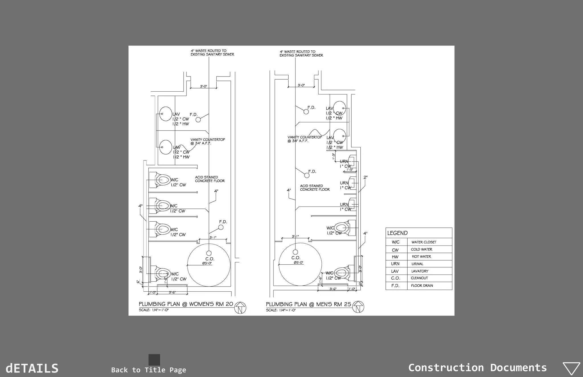 dETAILS   Back to Title Page   Construction Documents
 