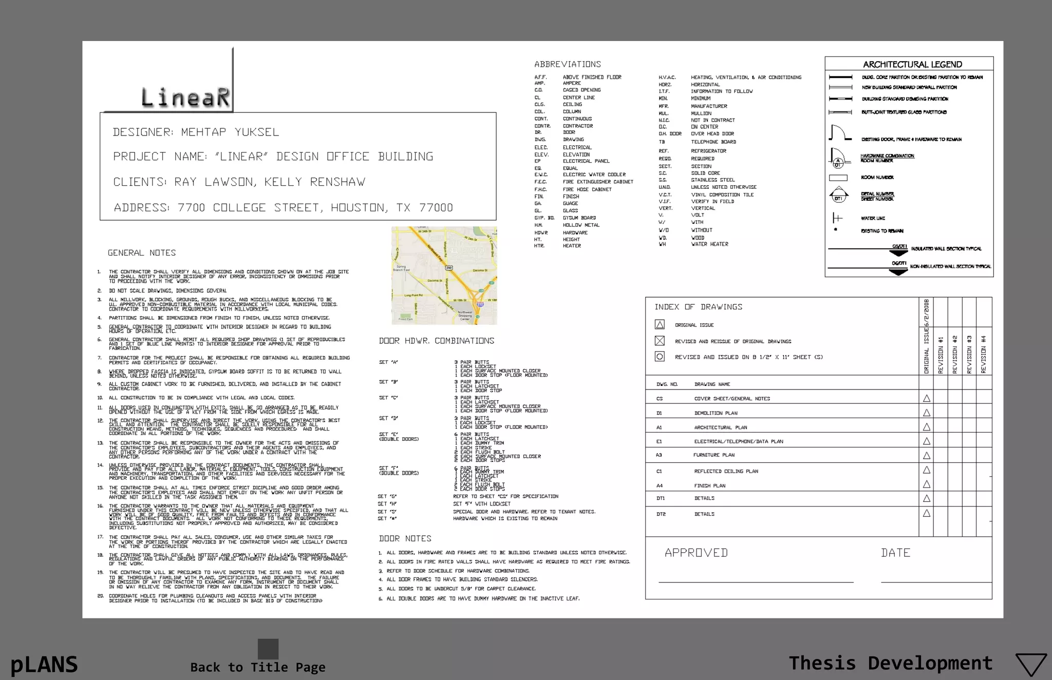pLANS   Back to Title Page   Thesis Development
 