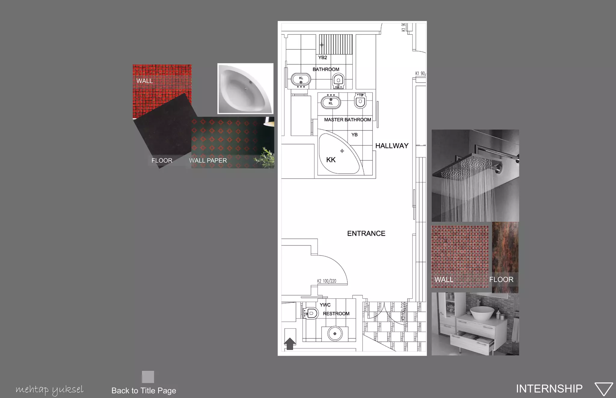 WALL




                           FLOOR     WALL PAPER




                                                  WALL   FLOOR




mehtap yuksel   Back to Title Page                               INTERNSHIP
 