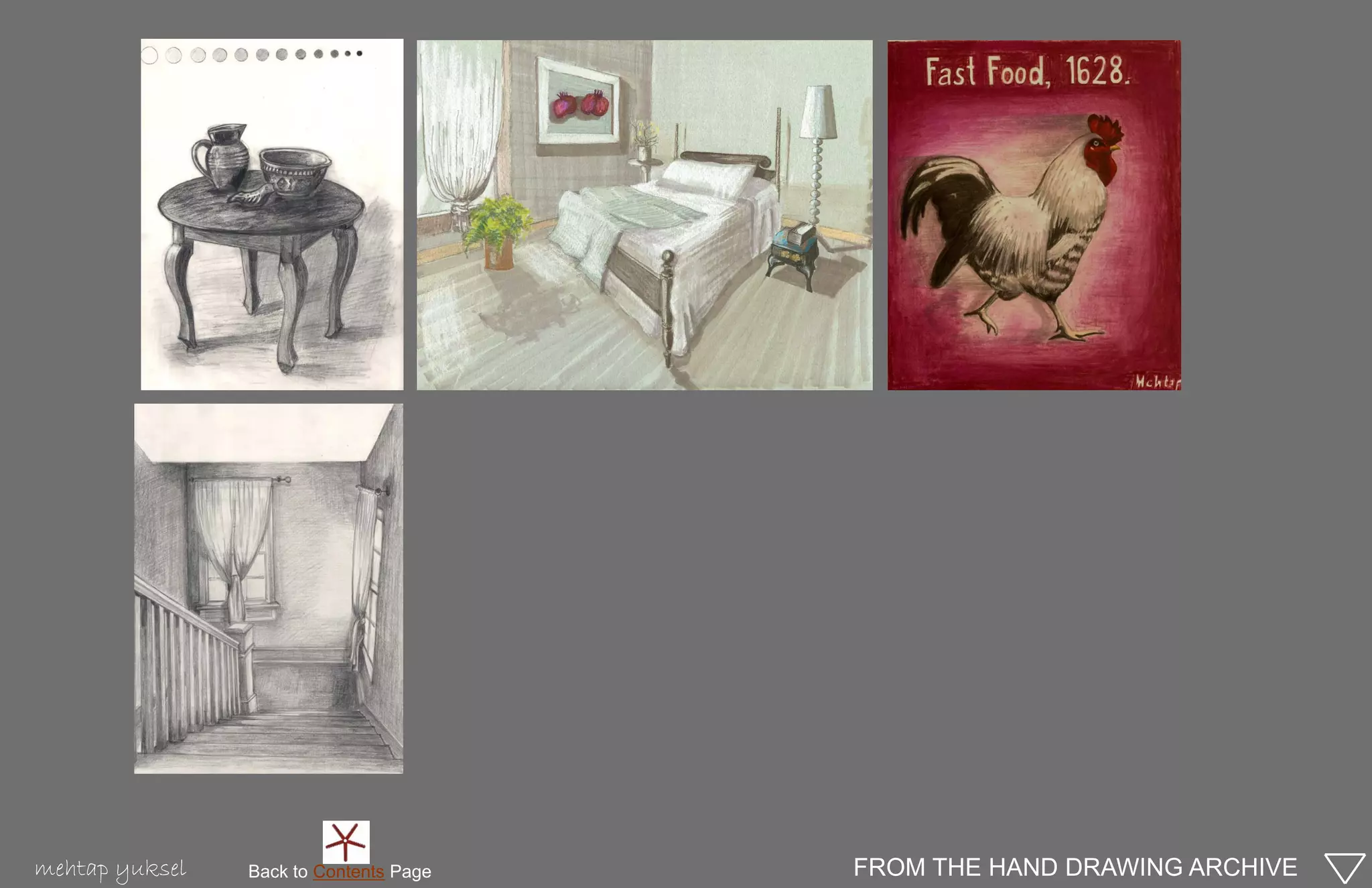 mehtap yuksel   Back to Contents Page   FROM THE HAND DRAWING ARCHIVE
 