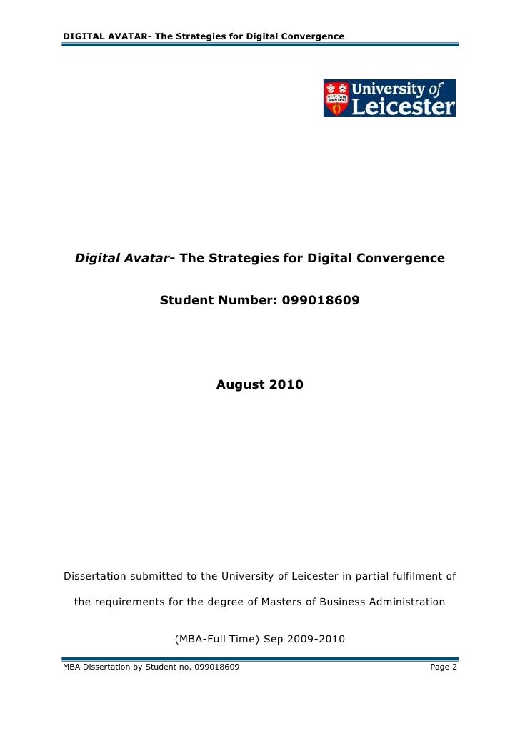 Phd thesis on global business