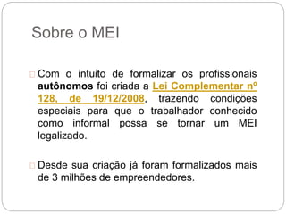MEI como abrir? | PPTX
