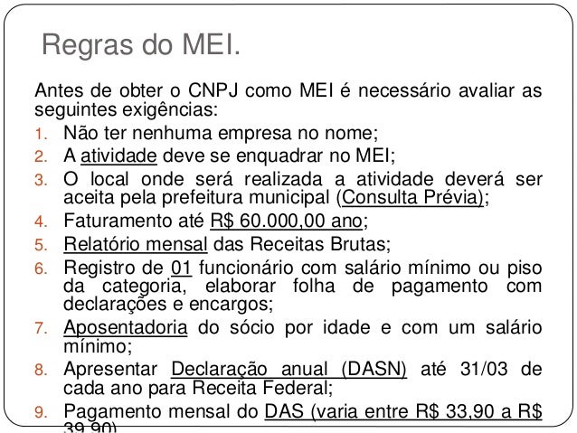 Como se enquadrar no mei Como se enquadrar no mei