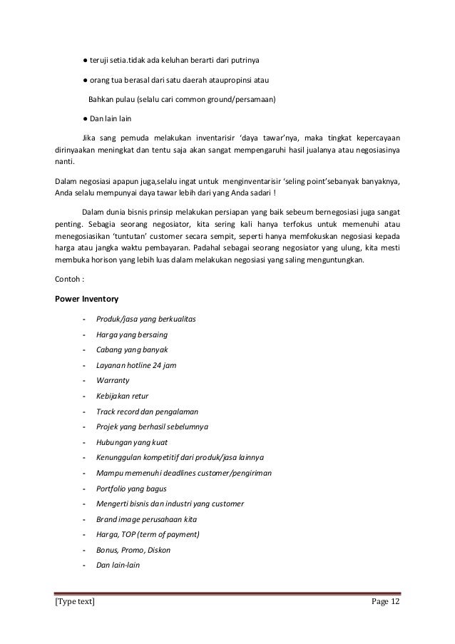 Tugas Rangkuman The 37 Most Powerful Tactics On Negotiation