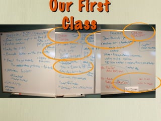 Our First
Class

 