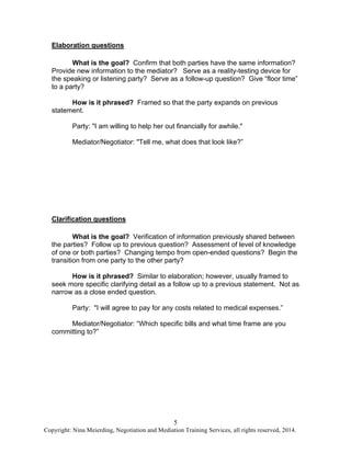 Elaborative Questions Meierding - Strategic Questioning | PDF