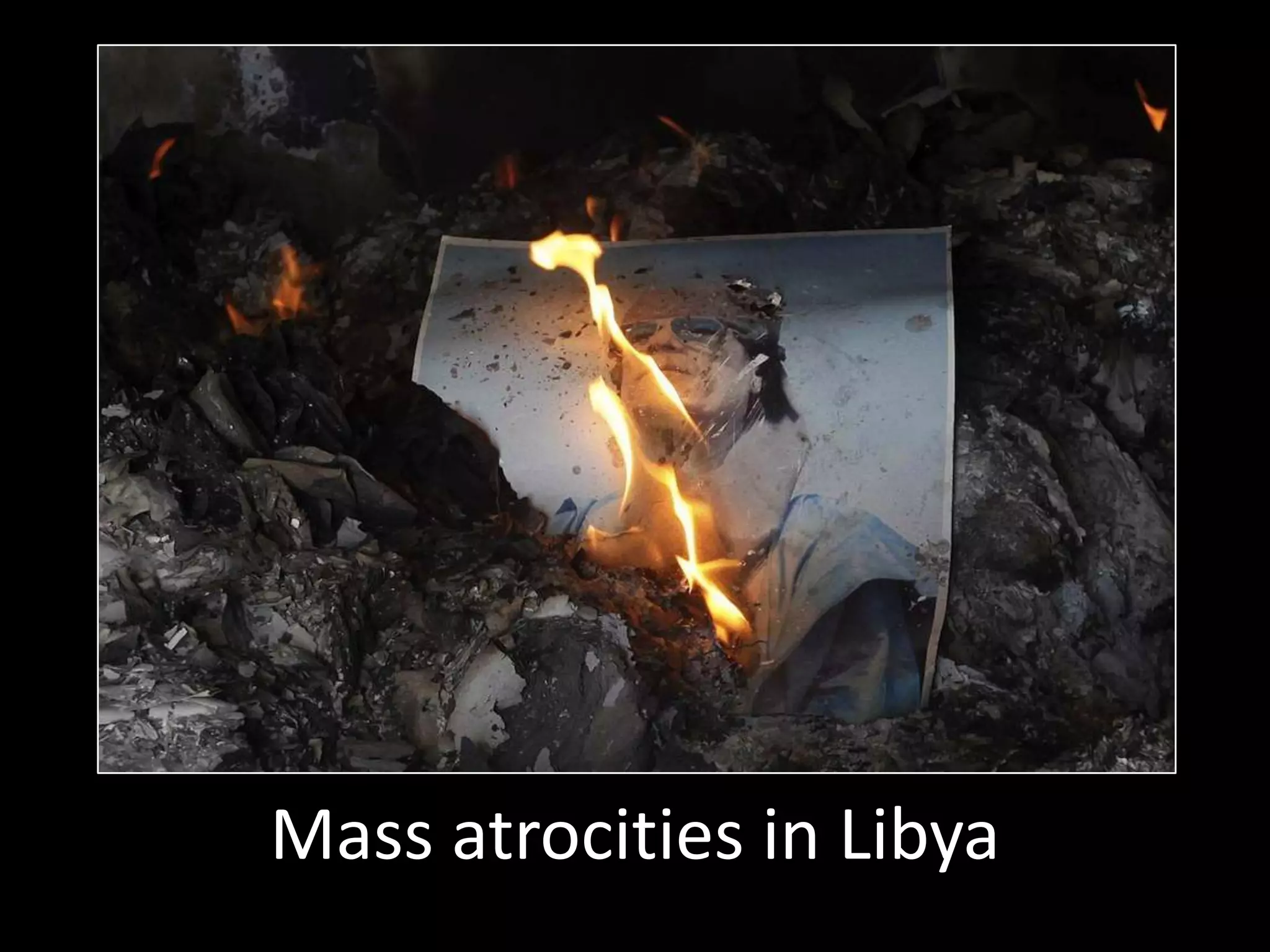 Mass atrocities in Libya