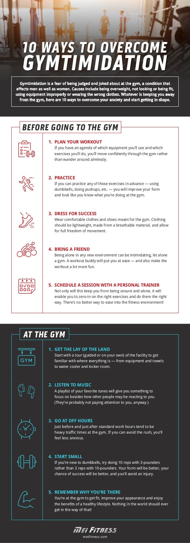 ways to overcome gymtimidation