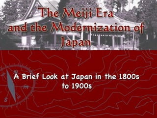 A Brief Look at Japan in the 1800s to 1900s 