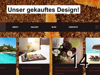 Syllabus eMarketing / roeck@interline.at / SS 2014 / Seite 33
1414
Unser gekauftes Design!
 