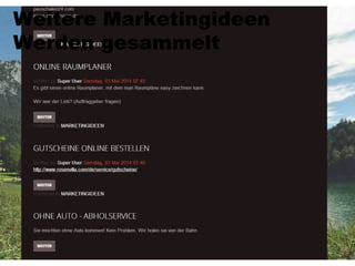 Syllabus eMarketing / roeck@interline.at / SS 2014 / Seite 51
Weitere Marketingideen
Werden gesammelt
 