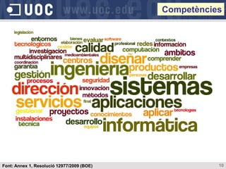 Competències




Font: Annex 1, Resolució 12977/2009 (BOE)              10
 