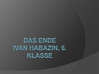 Mein Arbeitstag- Ivan Habazin
