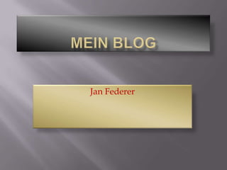 Jan Federer
 