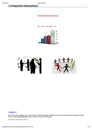 2012.08.24.                                                         Mein Buch #3

           1 Erfolgreiche Unternehmen


...
