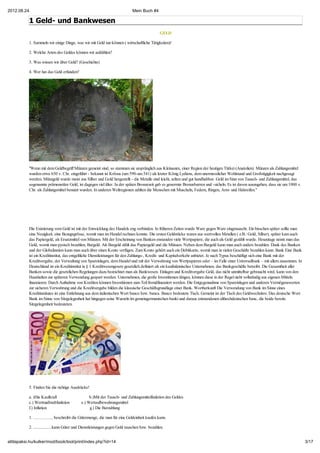 2012.08.24.                                                                  Mein Buch #4

           1 Geld- und Bankwese...