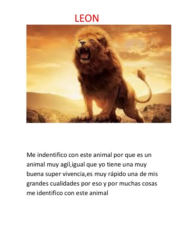Me indentifico con este animal por que es un animal muy agil