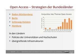 Politische Unterstützung für Open Access