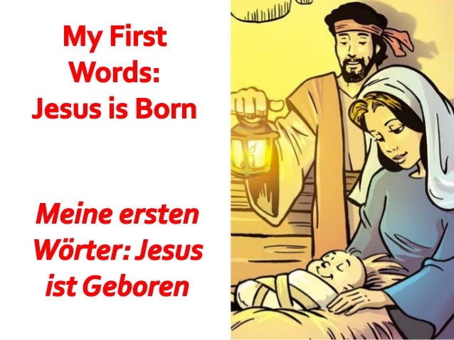 Meine Ersten Worter Jesus Ist Geboren My First Words Jesus Is Born