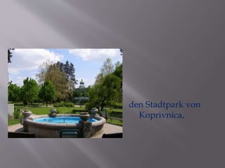 den Stadtpark von 
Koprivnica, 
 