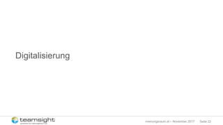 Seite 22meinungsraum.at – November 2017
Digitalisierung
 