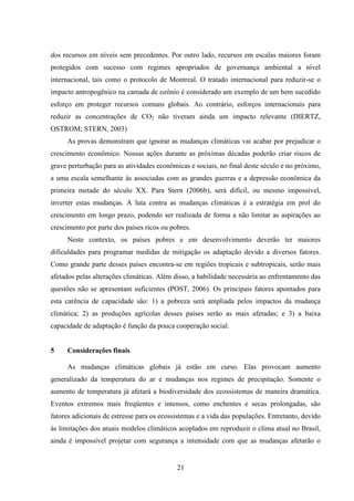 Economia das Mudanças Climáticasnte