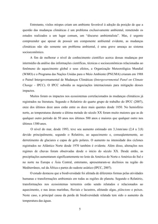 Economia das Mudanças Climáticasnte
