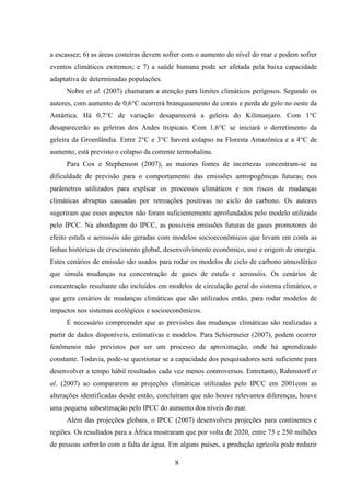 Economia das Mudanças Climáticasnte
